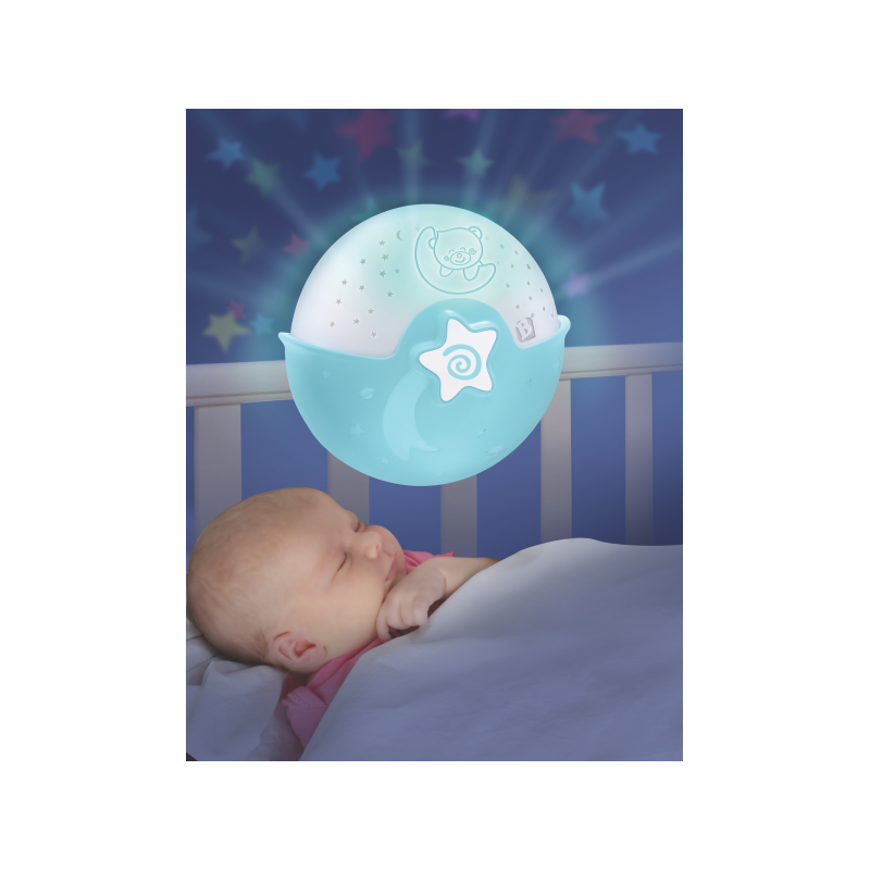 Infantino Nočná lampička s projekciou modrá