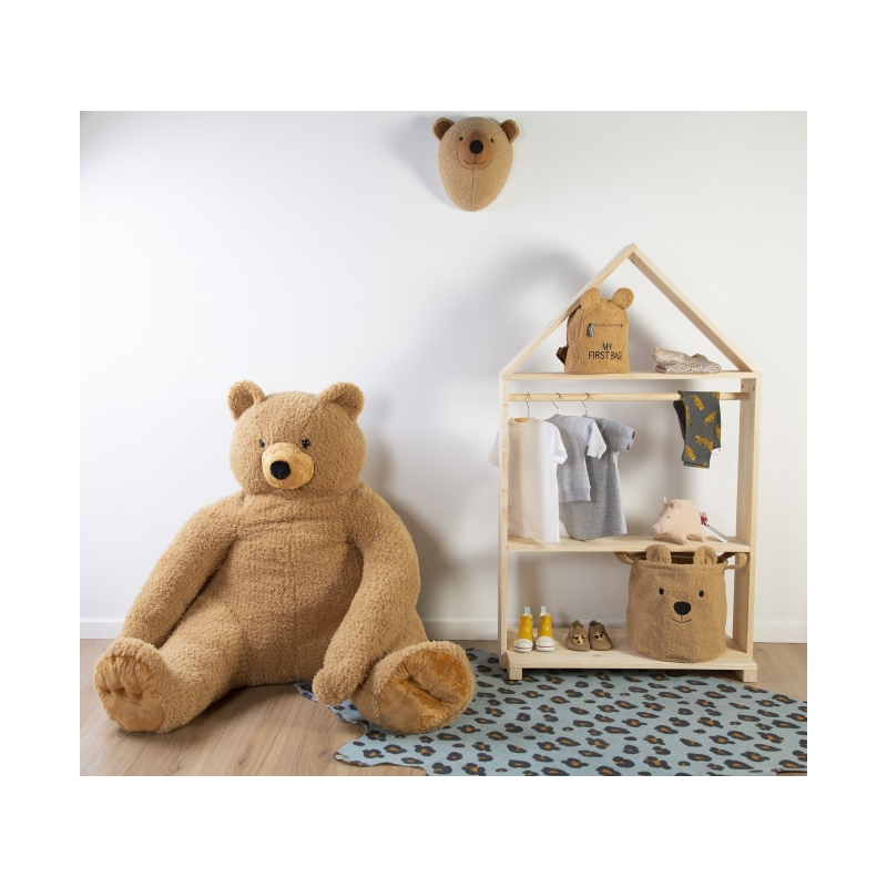 Childhome Kôš na hračky Teddy Beige 30x30x30 cm