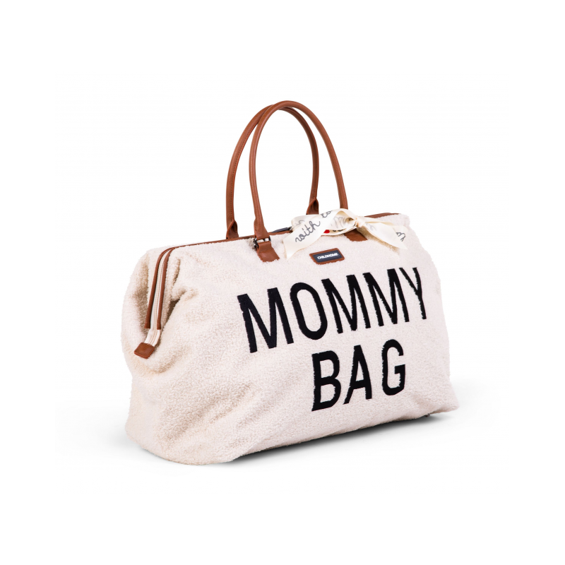 Childhome Prebaľovacia taška Mommy Bag Teddy Off White
