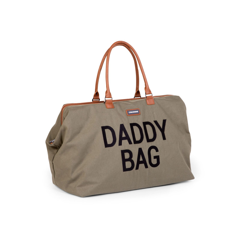 Childhome Prebaľovacia taška Daddy Bag Big Canvas Khaki