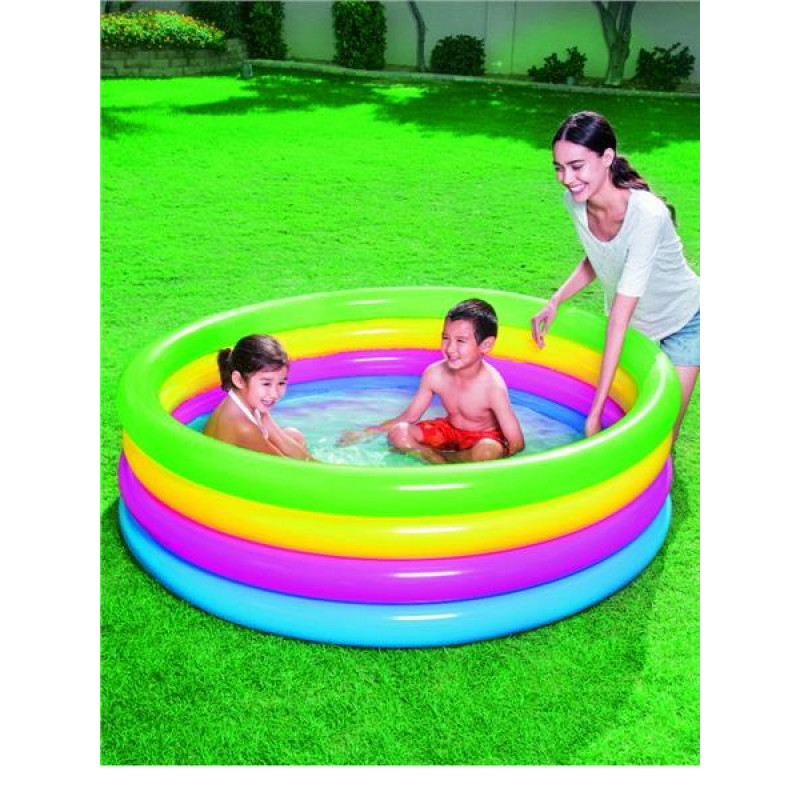 BESTWAY Detský nafukovací bazén 4 farebný