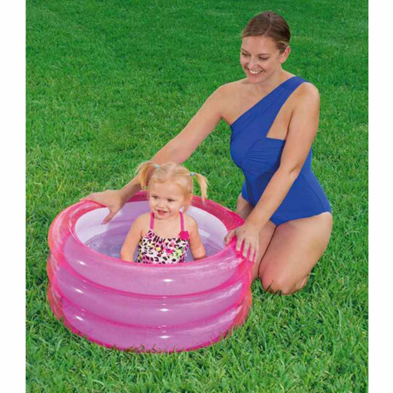 BESTWAY Detský nafukovací bazén Mini růžový