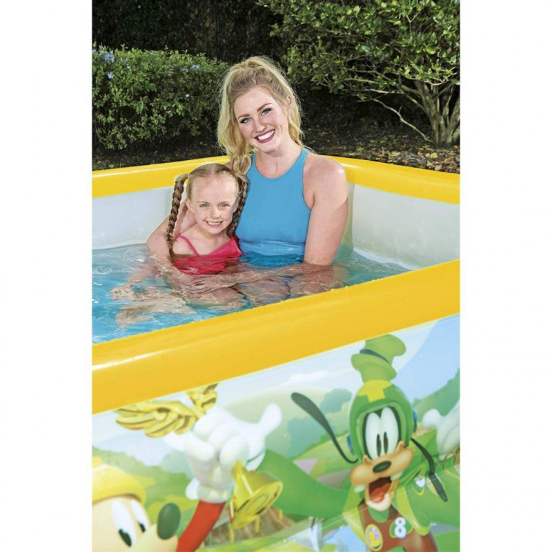 BESTWAY Detský nafukovací bazén Mickey Mouse Roadster rodinný