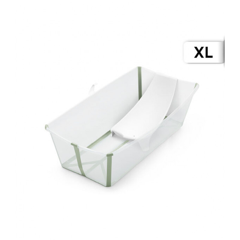 Stokke Flexi Bath X-Large Skladacia vanička na kúpanie Transparent Green