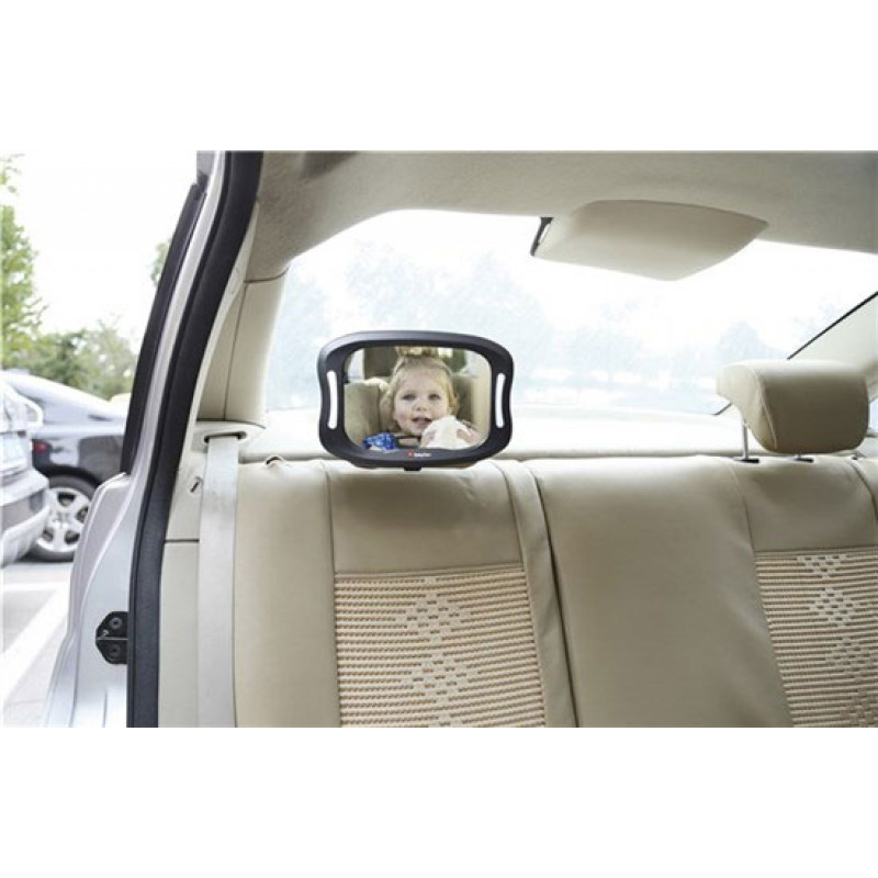 Baby Dan Nastaviteľné spätné zrkadlo do auta s LED osvetlením