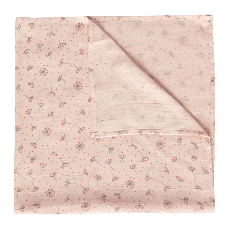 Bebe-Jou Mušelínová plienka 70x70 cm set 3ks Fabulous Wish Pink