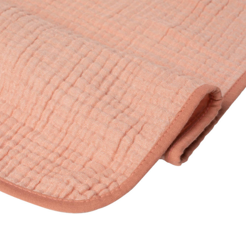 Bébé-Jou Mušelínový uterák s kapucňou Pure Cotton Pink