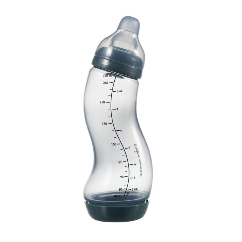 Dojčenská S-fľaška Difrax antikoliková modrosivá 250 ml