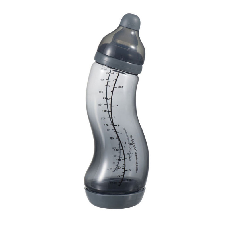 Dojčenská S-fľaška Difrax antikoliková tehlová 250 ml
