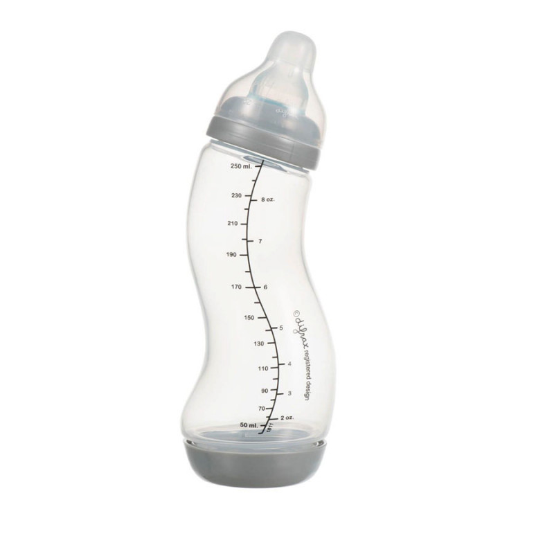 Nastaviteľná dojčenská S-fľaša Difrax 1-2-3 Natural 250 ml