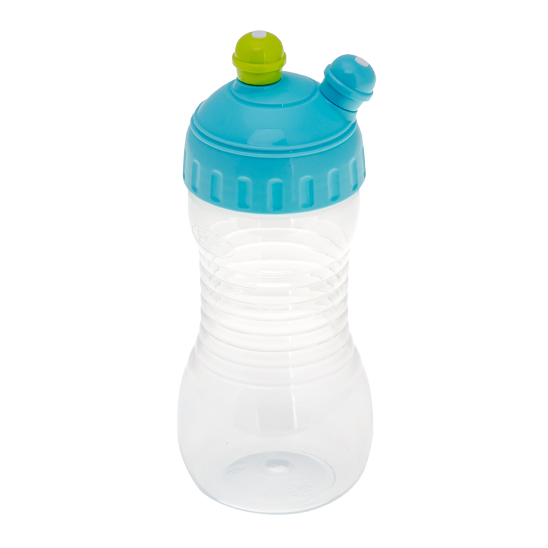 Brother Max Športová fľaša s chladiacim telom na 2 nápoje - modrá/zelená