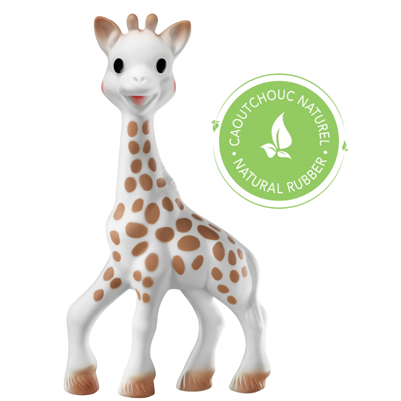 VULLI Darčekový set - žirafa Sophie + mäkké marakasy