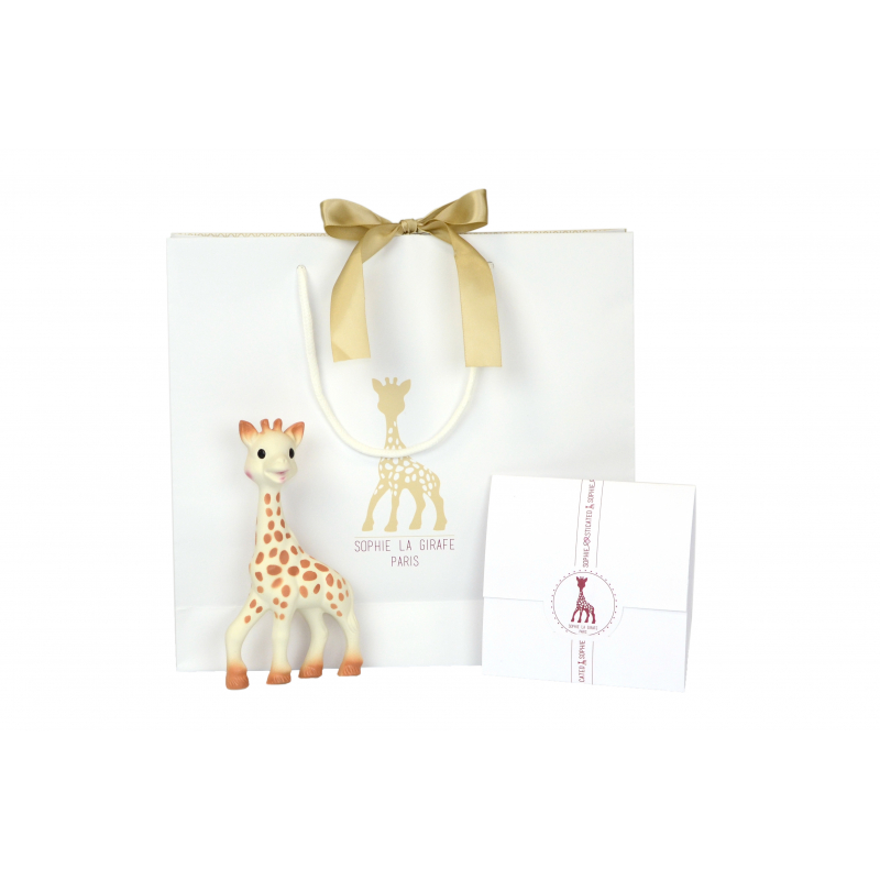 VULLI Môj prvý darčekový set - žirafa Sophie & maznáčik