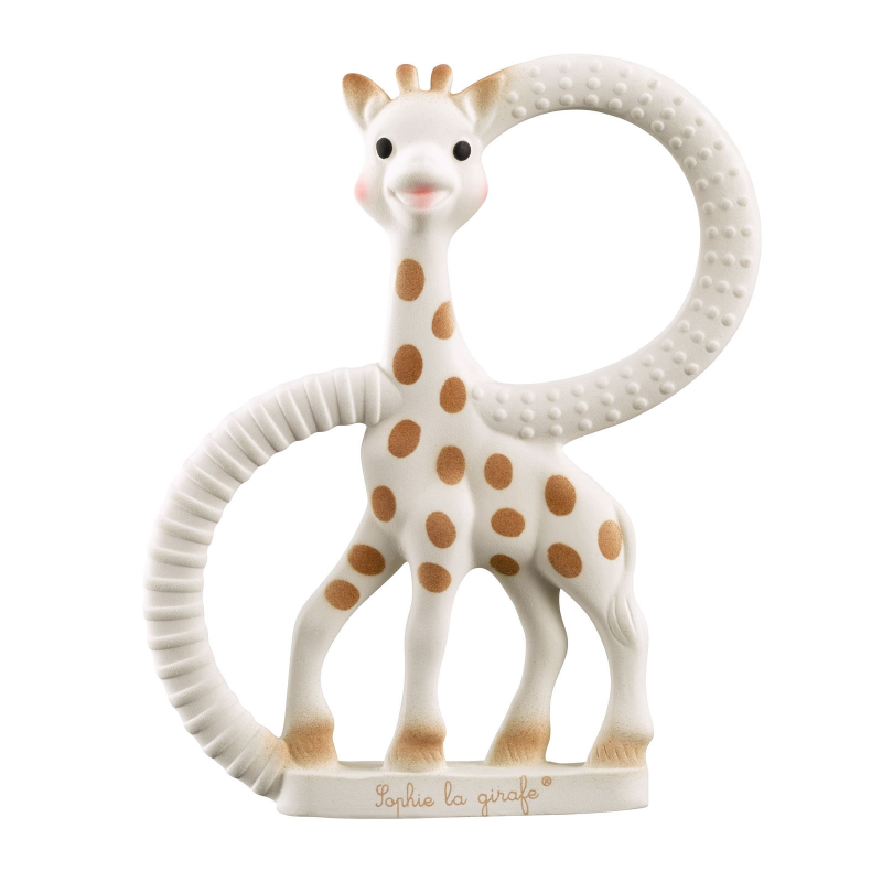 VULLI Hryzátko žirafa Sophie z kolekcie So'Pure (prírodný kaučuk) "EXTRA MÄKKÉ"