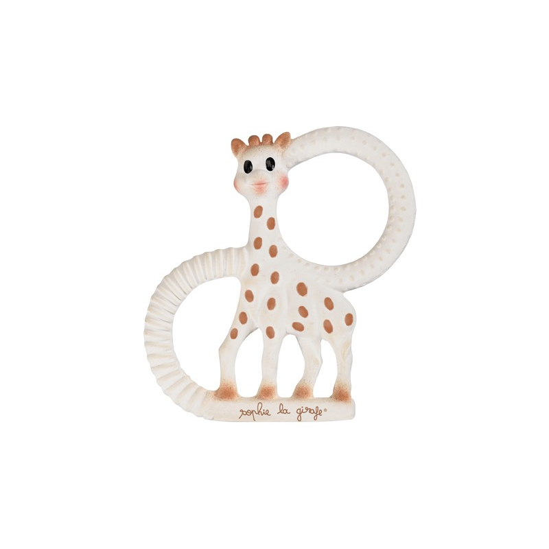VULLI Hryzátko žirafa Sophie z kolekcie So'Pure (prírodný kaučuk) "MÄKKÉ"