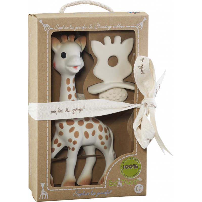 VULLI Set žirafa Sophie + hryzátko z kolekcie So'Pure