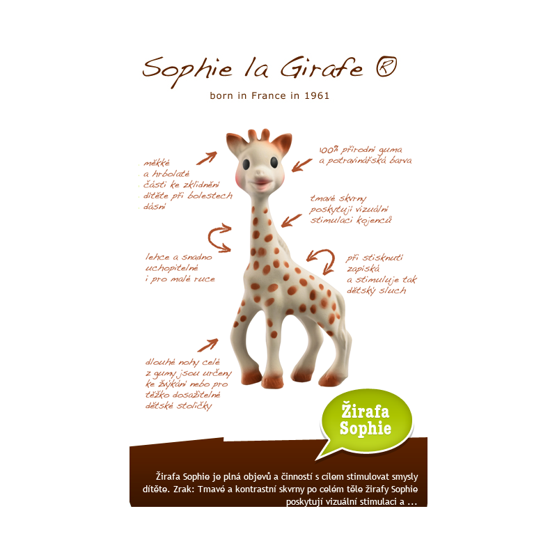 VULLI Žirafa Sophie (darčekové balenie)
