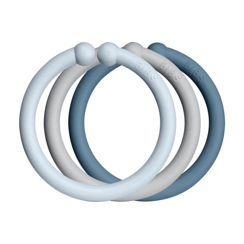 BIBS Loops krúžky 12ks | Vanilla / Sage / Olive