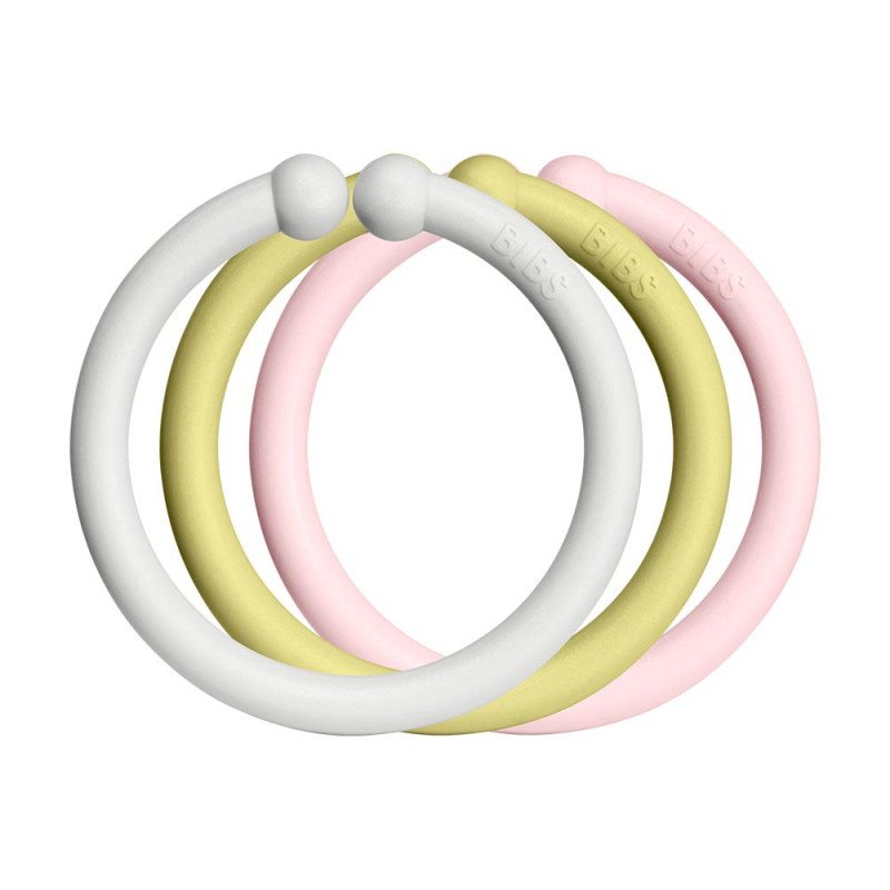 BIBS Loops krúžky 12ks | Blush / Peach / Dusky Lilac