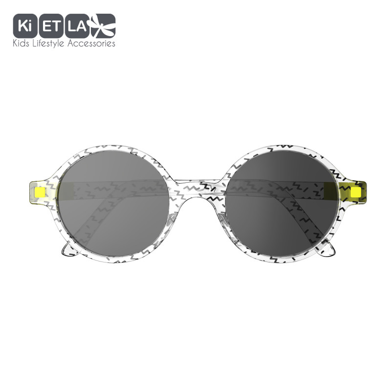 KiETLA CraZyg-Zag slnečné okuliare RoZZ 6-9 rokov black zrkadlovky