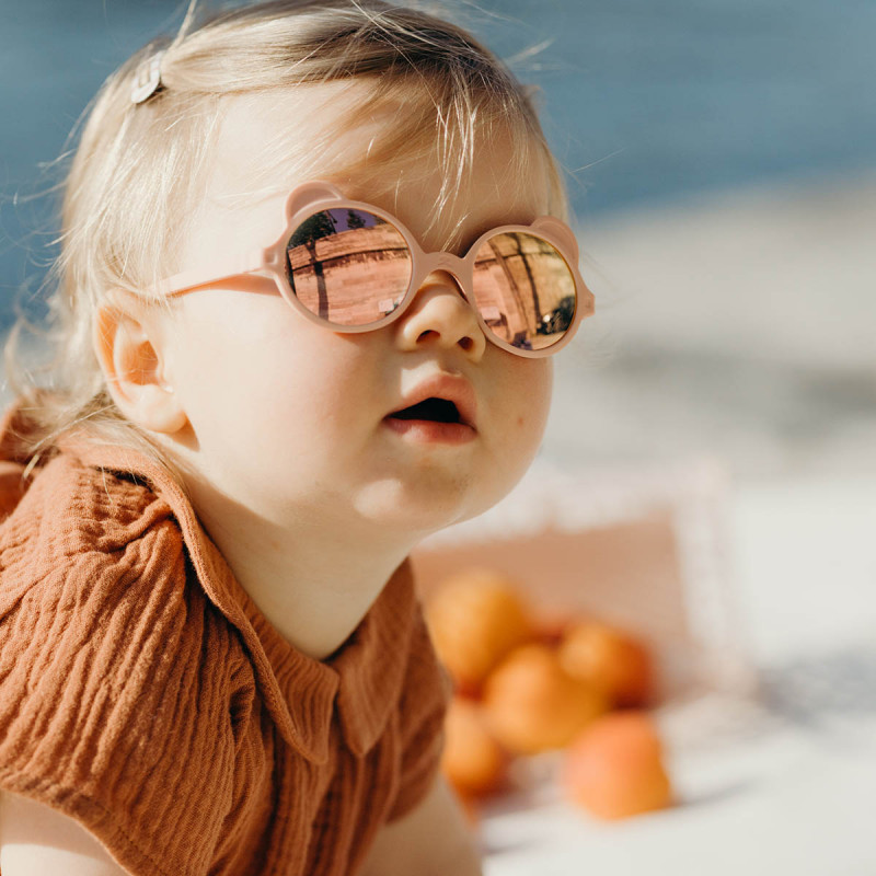 KiETLA slnečné okuliare OURS'ON 1-2 roky peach