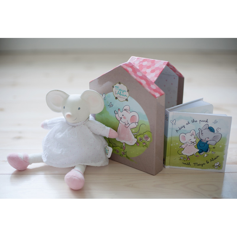 Meiya&Alvin darčekový set DELUXE knižka + hračka | sloník Alvin