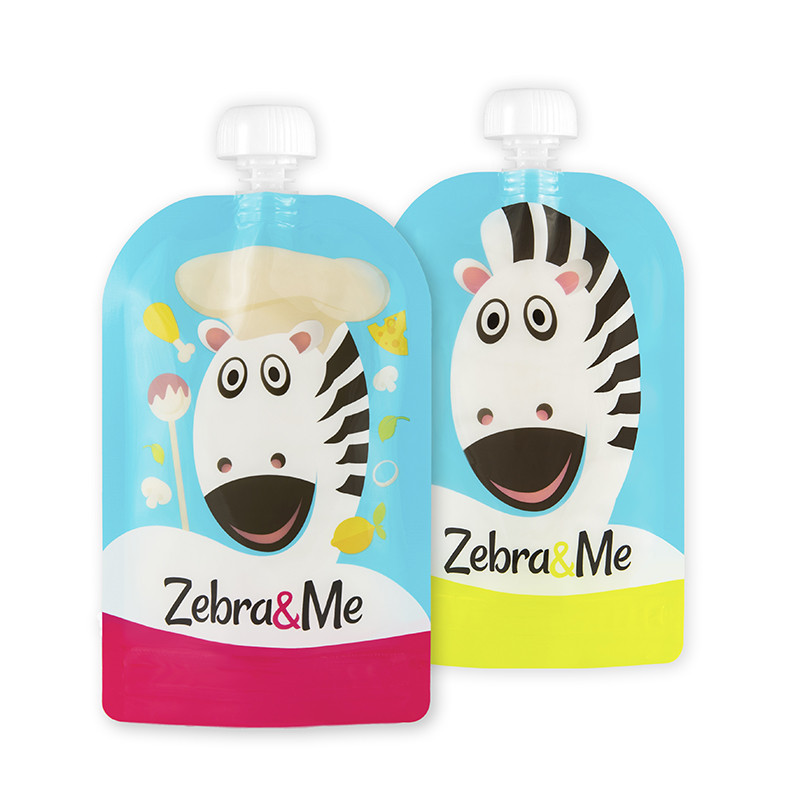 Zebra&Me kapsičky na opakované použitie 2ks | potápač + zebra