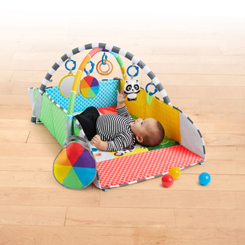 BABY EINSTEIN Deka na hranie 5v1 Patchs Color Playspace™ 0m+