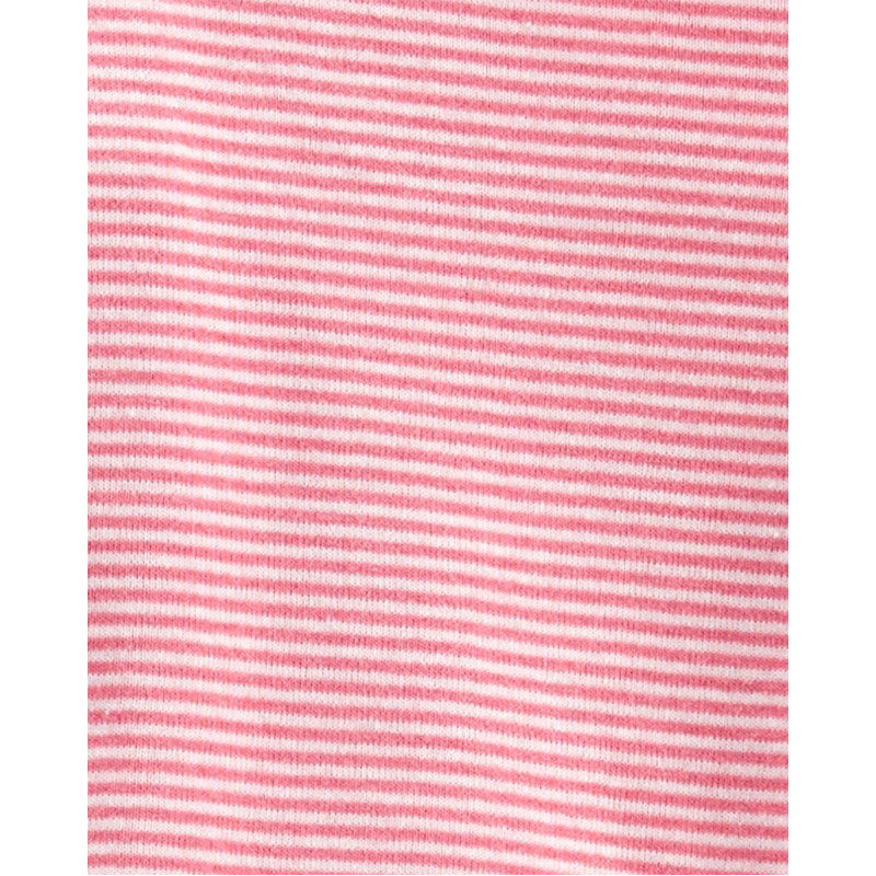 CARTER'S Set 3dielny polodupačky, tričko dl. rukáv zavinovacie, čiapka Pink Flower dievča LBB NB, ve