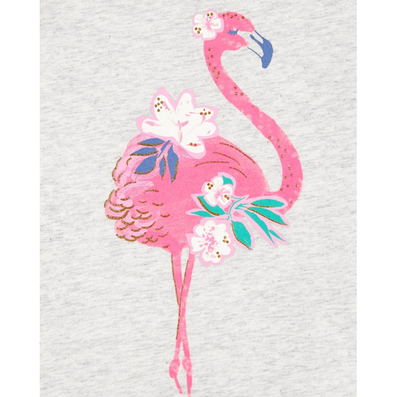 CARTER'S Tričko na ramienka Pink Flamingo dievča 24m