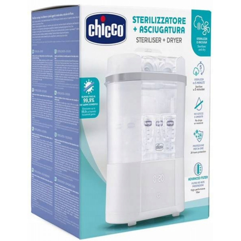 CHICCO Sterilizátor elektrický parný s funkciou sušenia