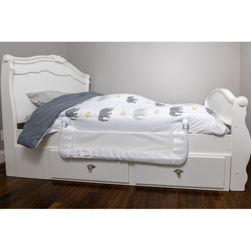 DREAMBABY Zábrana bezpečnostná Maggie na posteli Extra veľká 110x50 cm White | DREAMBABY