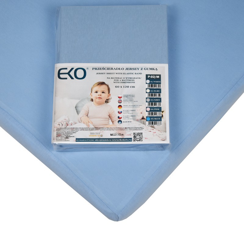 EKO Plachta s gumou žerzej modrá 120x60 cm | EKO