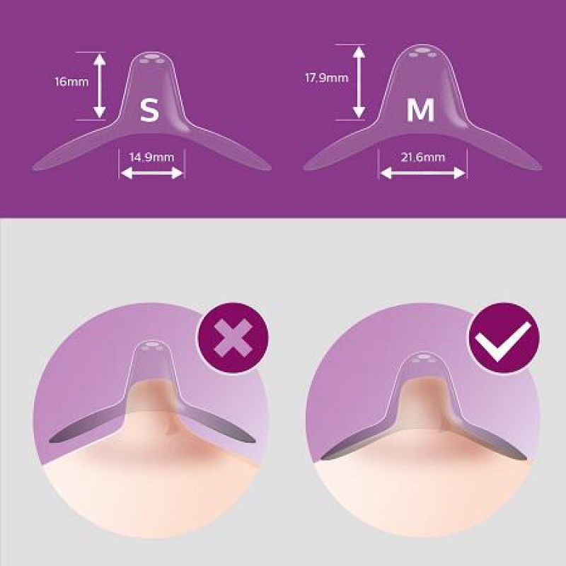 PHILIPS AVENT Chránič prsných bradaviek small + sterilizačný obal | PHILIPS AVENT
