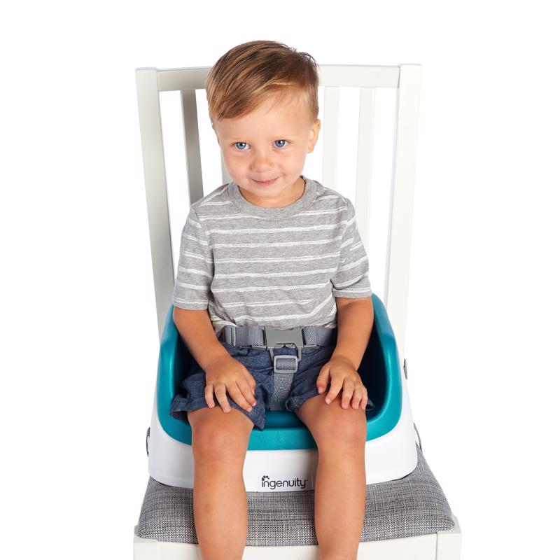 Podsedák na jedálenskú stoličku SmartClean Toddler - Peacock Blue 2r+, do 15 kg | INGENUITY