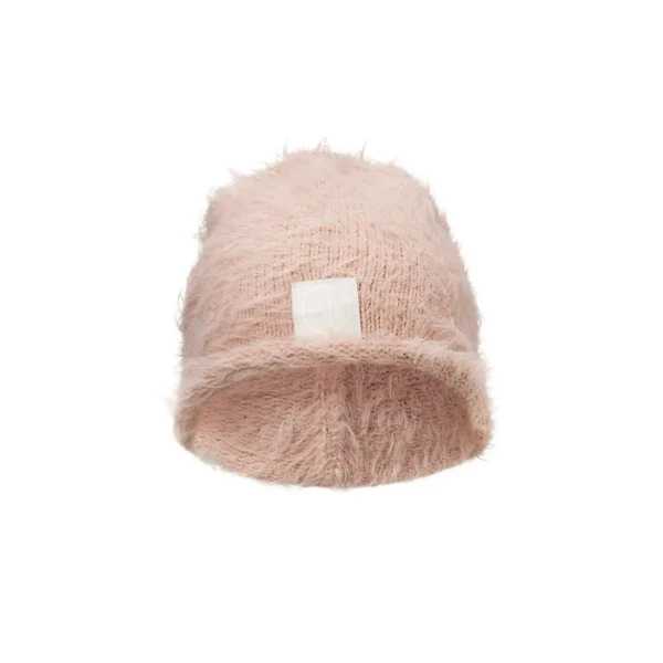 Elodie Details Čiapka Furry Knit Beanies - Powder Pink 6-12 mesiacov