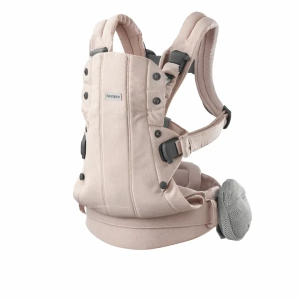 Babybjorn nosítko HARMONY Woven Light Pink mélange