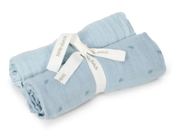 Little Dutch Pleny 70x70cm Pure Denim Blue