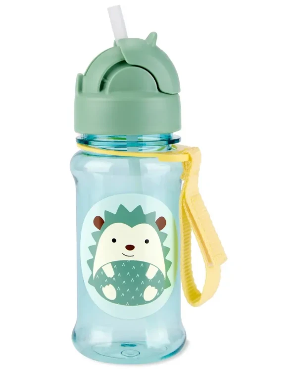 SKIP HOP Zoo tritan Fľaša so slamkou 355ml Ježko 12m+