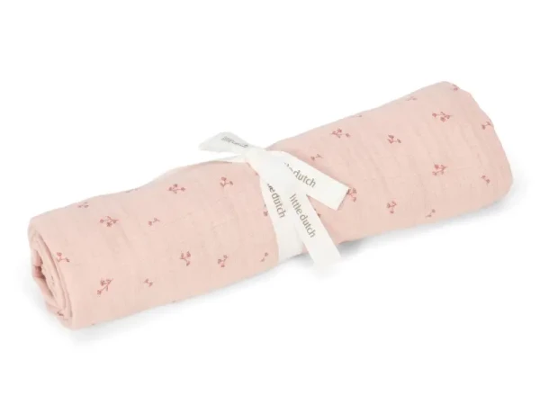 Little Dutch Plena zavinovací 120x120 cm s potiskem Pure Blossom