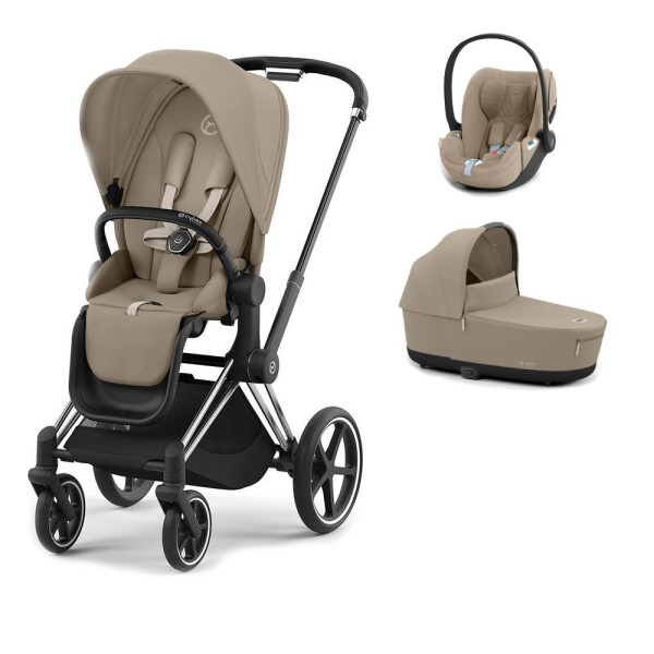 CYBEX PRIAM 3-kombinácia CHROME BLACK Cozy Beige