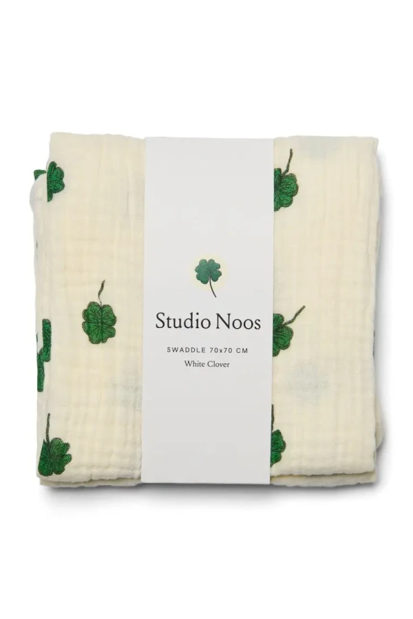 STUDIO NOOS - SWADDLE ZAVINOVAČKA Print Medium White Clover