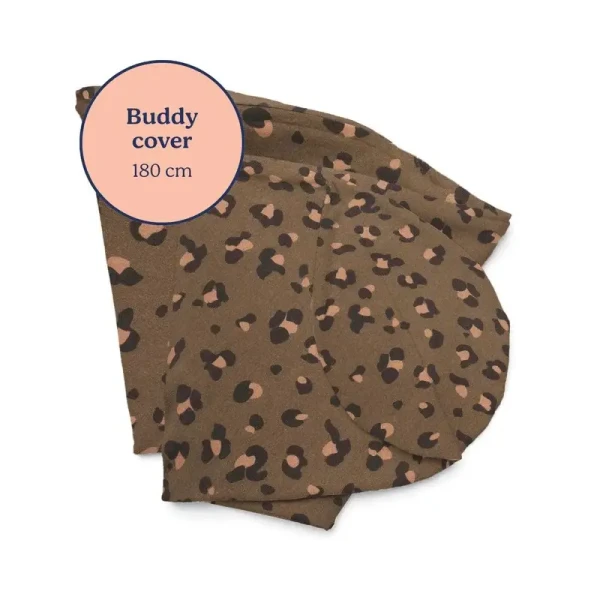 DOOMOO Poťah na multifunkčný dojčiaci vankúš Buddy, Leopard Bronze
