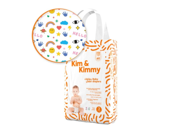 Kim & Kimmy plienky veľkosť 3 (6-11kg) 60ks