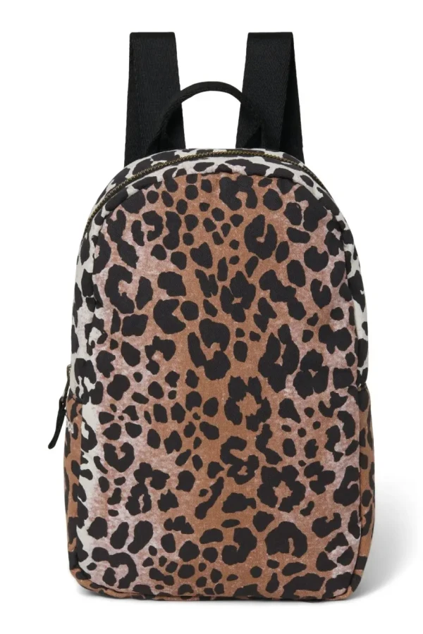 STUDIO NOOS - Soft - Mekký Bavlněný Mini BACKPACK Hazel Leopard