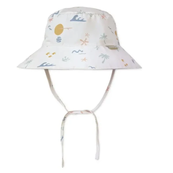 Saro Baby Obojstranný klobúčik s UV ochranou (0-6m) Good Vibes