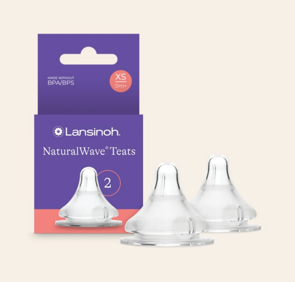 Lansinoh NaturalWave cumlík XS (pomalý prietok) 2ks