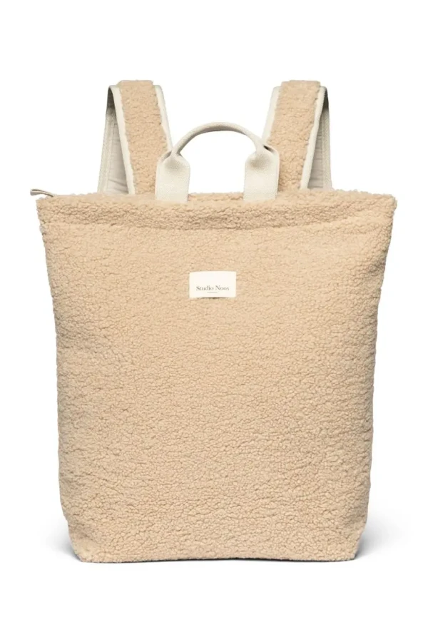 STUDIO NOOS - Teddy BACKPACK batoh pre dospelé Ecru