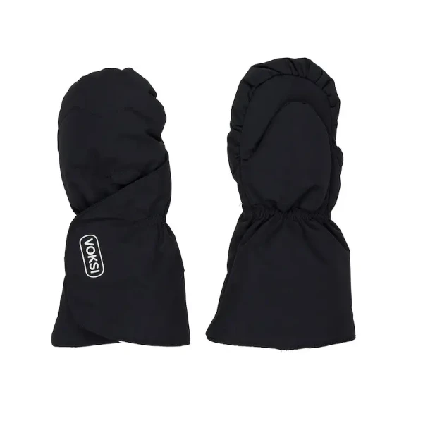 Voksi Detské rukavice black / light grey 0-1y