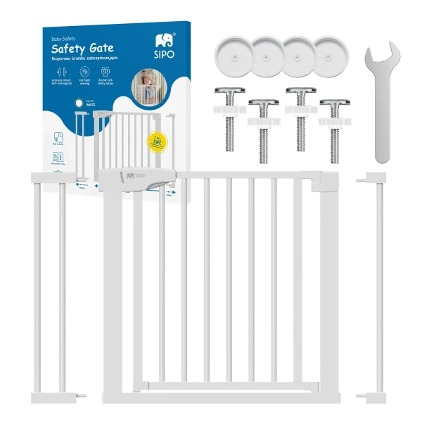 Sipo Zábrana Set 75 cm+ 2x nástavec 7 / 14 cm White